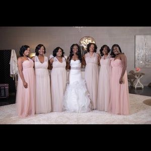 cameo pink bridesmaid dress